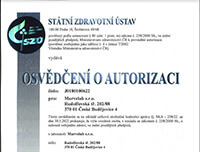 Osvědčení o autorizaci měření